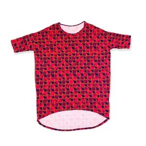 LuLaRoe Irma vibrant floral multi color tunic tee